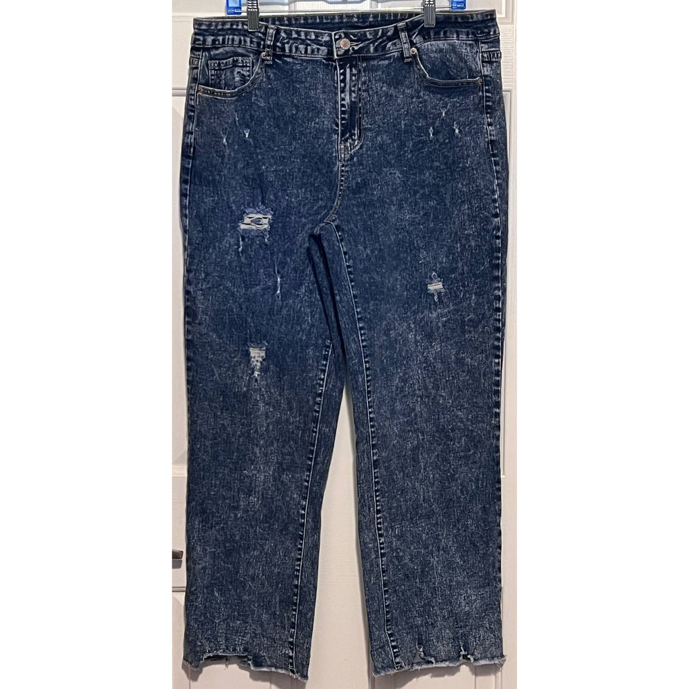 Brand Unknown Jeans Ripped Distressed‎ Frayed Hem Size 2XL
